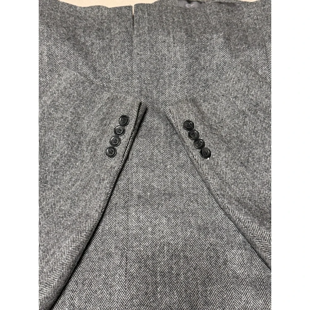 Gianfranco Ruffini Italy Men's Sport Coat Blazer Two Button Gray Camel Blend 42L